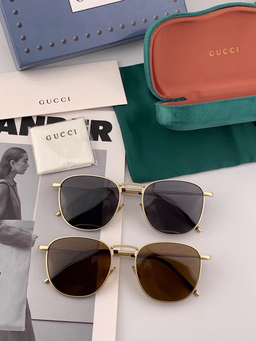 Gucci 7805 Polarized Aviator Black Lens Sunglasses for Men & Women - 357858 - detail image 6
