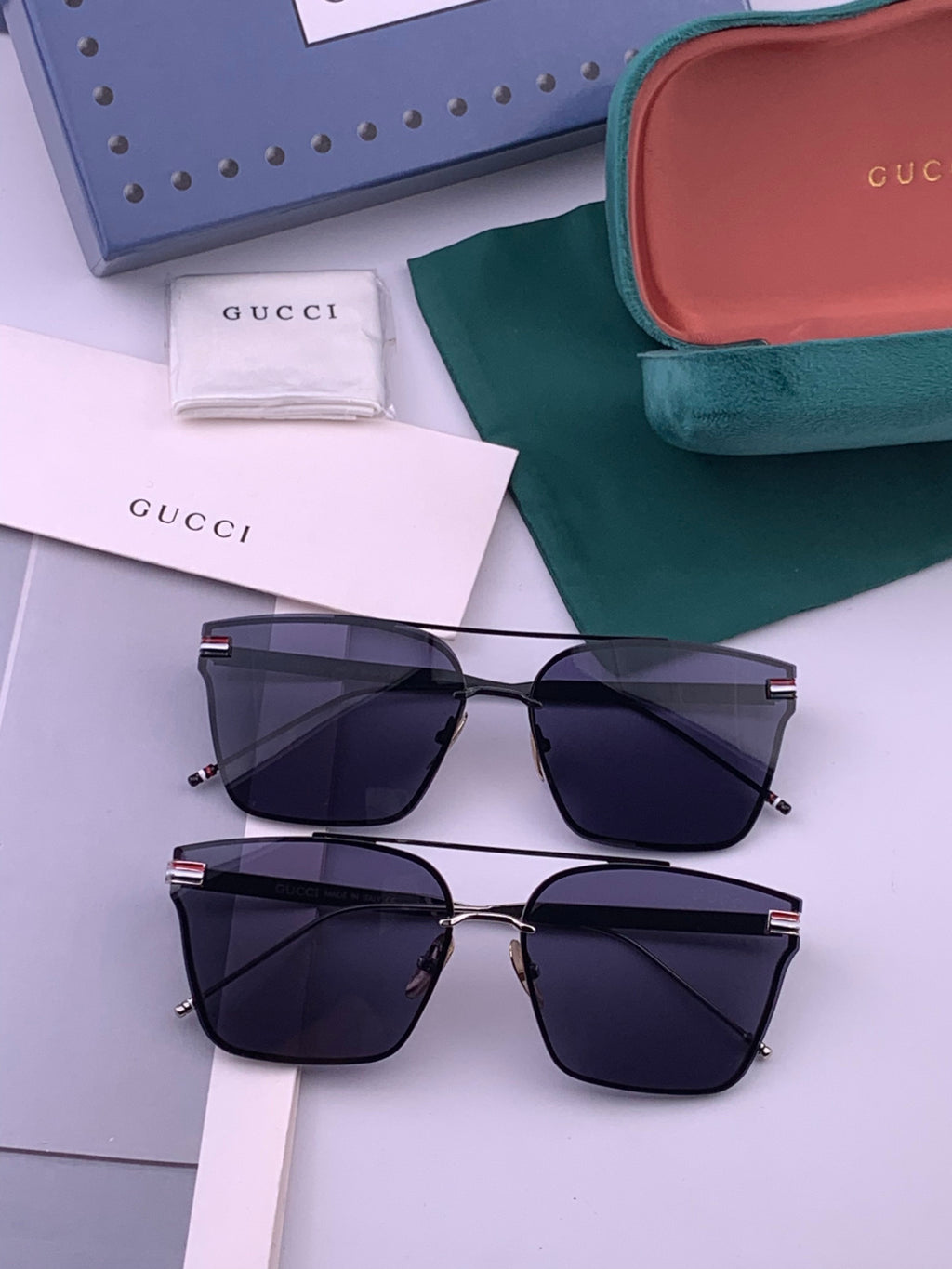 Gucci G3081 Polarized Aviator Gold Lens Sunglasses for Men & Women - 357786 - detail image 8