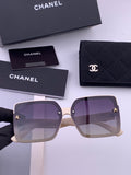 Chanel CH9519 Polarized Square Black Lens Sunglasses for Women - 358046