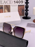 Dior CD4971 Polarized Square Gold Lens Sunglasses for Women - 371889