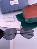 Gucci G9225 Polarized Aviator Gold Lens Sunglasses for Men - 371659