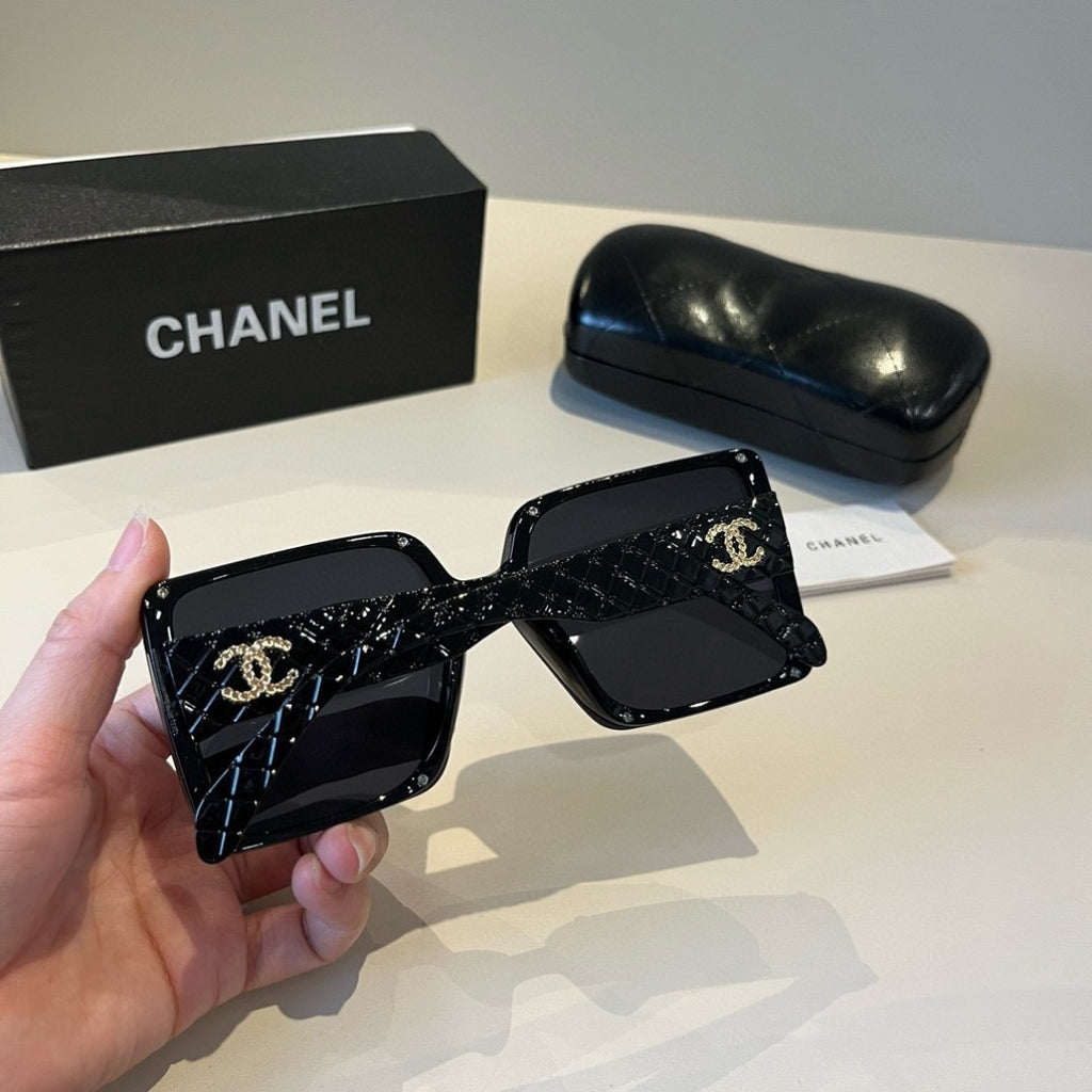 Chanel Square Black Lens Sunglasses for Men & Women - 371856 - detail image 7