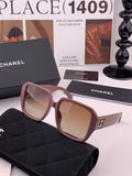 Chanel CH87004 Oversized Red Lens Sunglasses for Men & Women - 371739