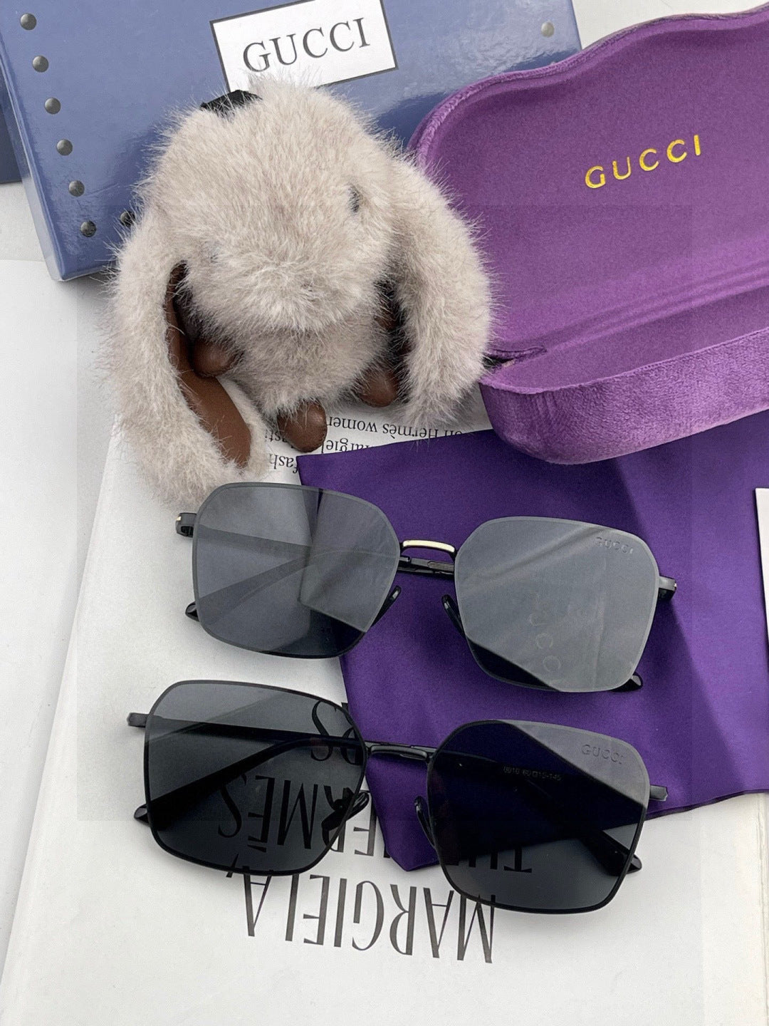 Gucci G6881 Polarized Aviator Red Lens Sunglasses for Men - 371526 - detail image 7