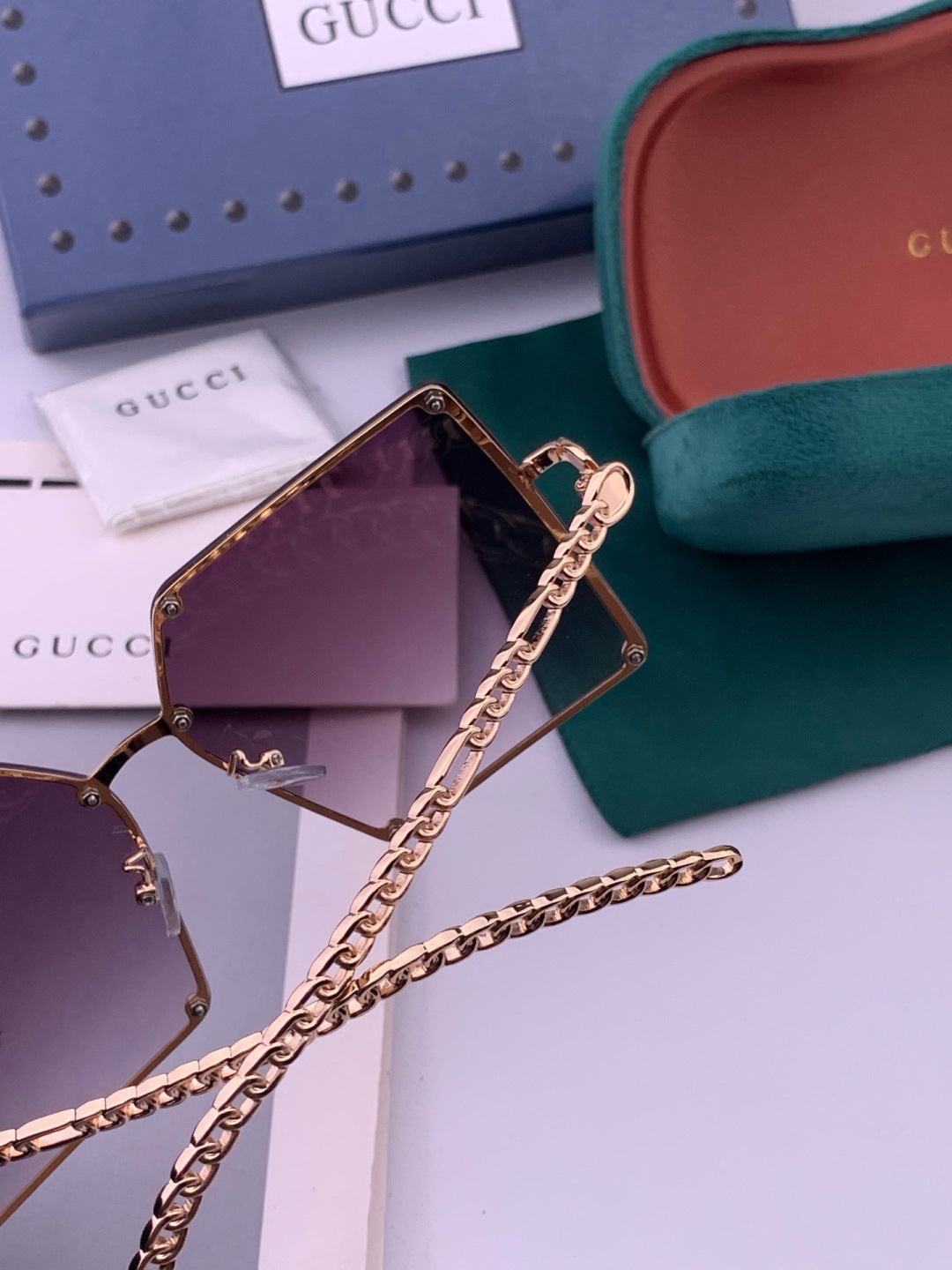 Chanel CH322 Lightweight Rimless Black Lens Sunglasses for Women - 371729 - detail image 5