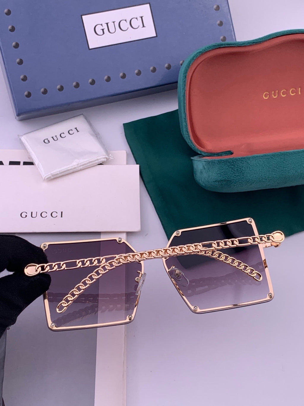 Chanel CH322 Lightweight Rimless Black Lens Sunglasses for Women - 371729 - detail image 6