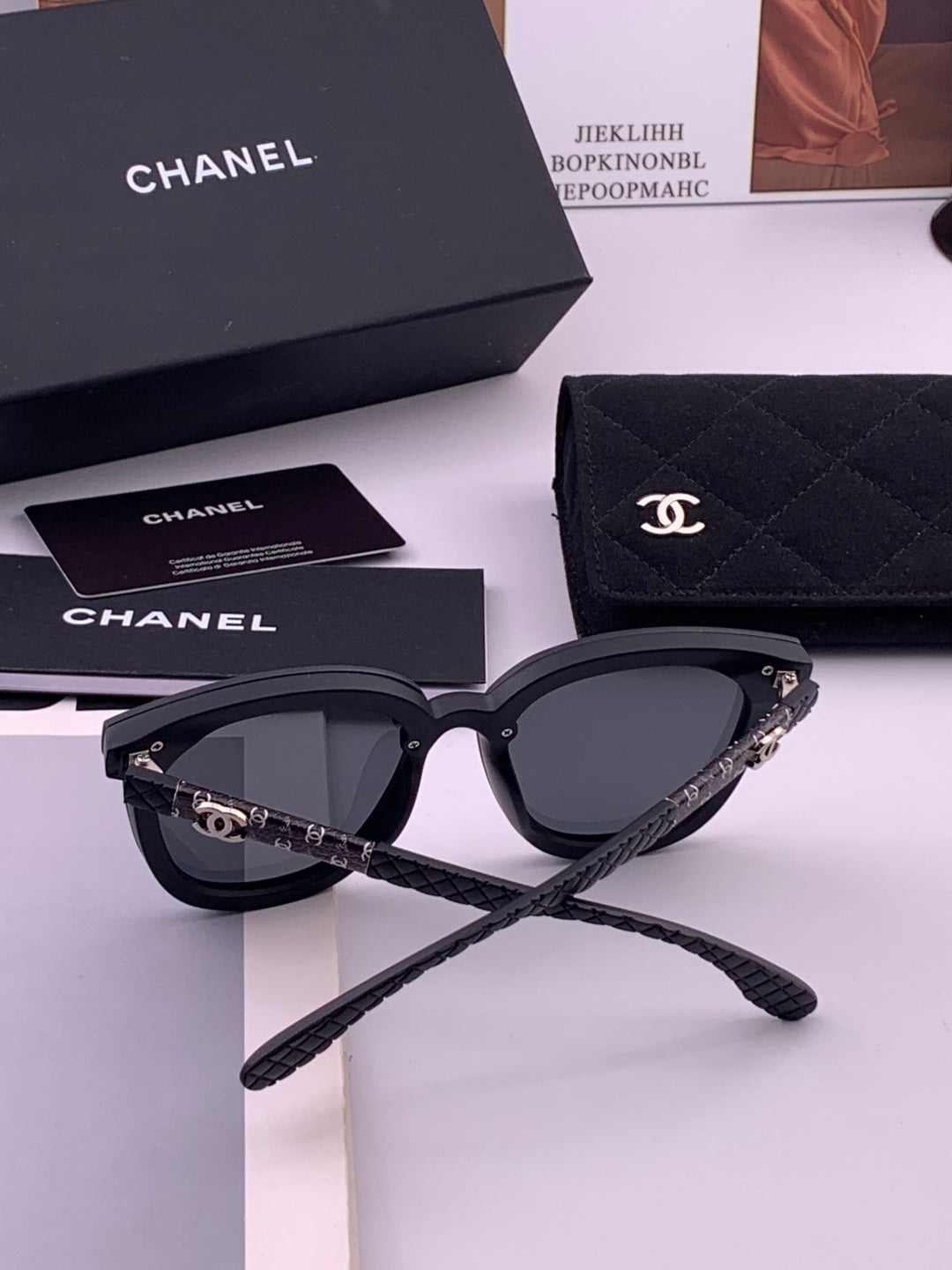 Chanel CH3620 Polarized Square Brown Lens Sunglasses for Men & Women - 382337 - detail image 5