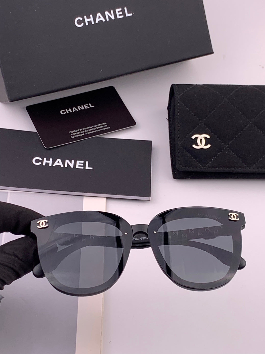 Chanel CH3620 Polarized Square Brown Lens Sunglasses for Men & Women - 382337