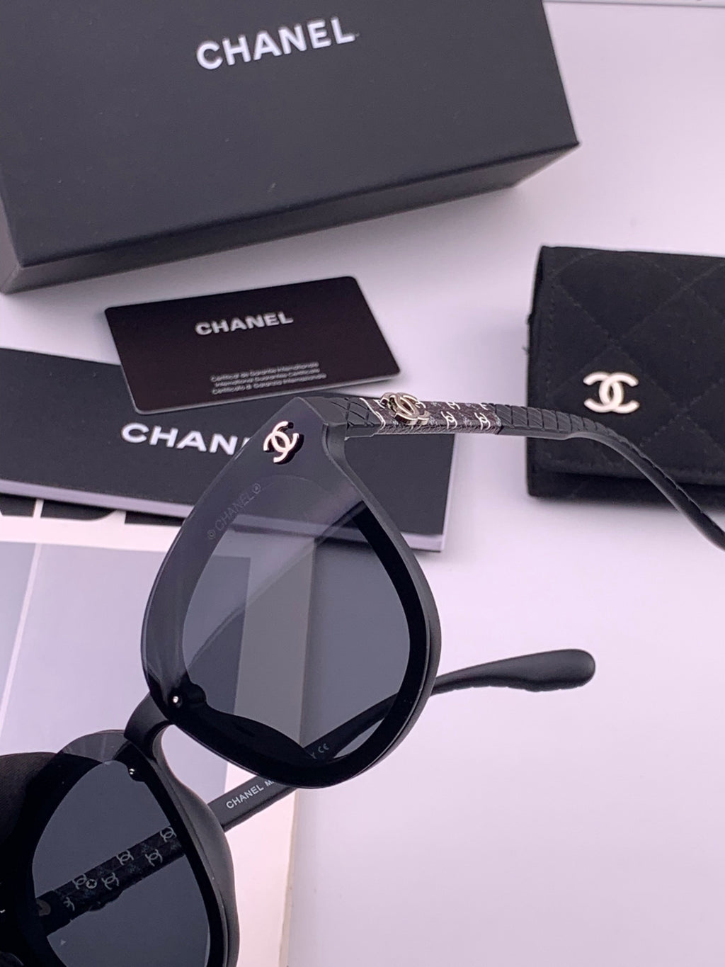 Chanel CH3620 Polarized Square Brown Lens Sunglasses for Men & Women - 382337 - detail image 3