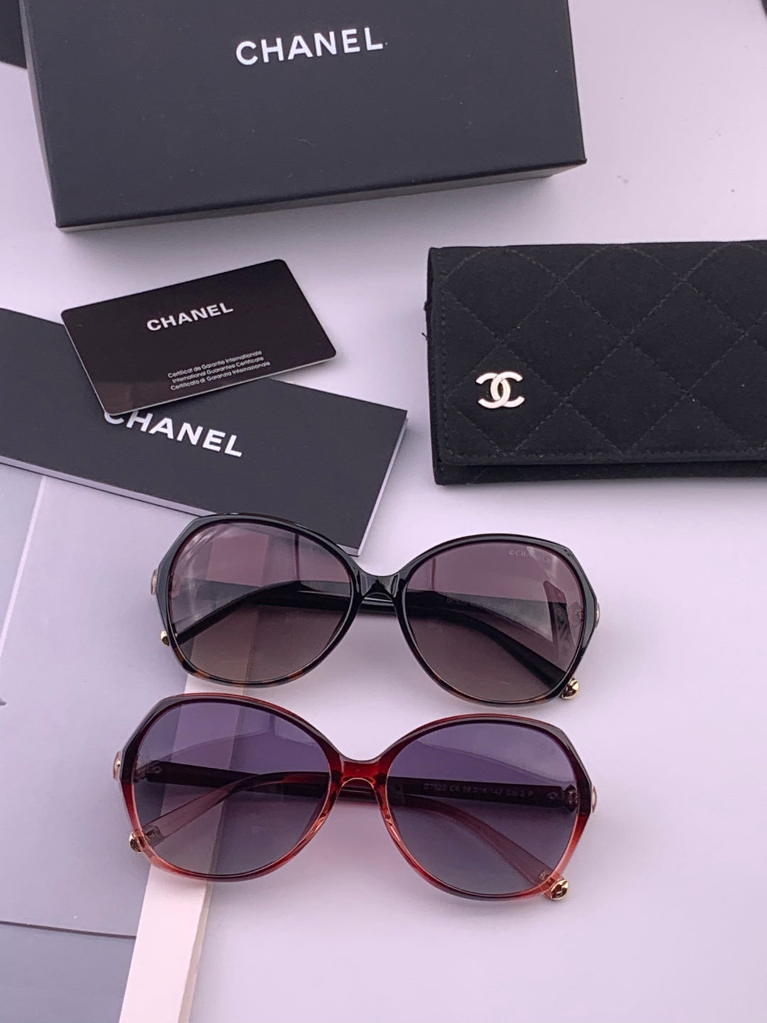 Chanel CH2752 Polarized Square Black Lens Sunglasses for Women - detail image 8
