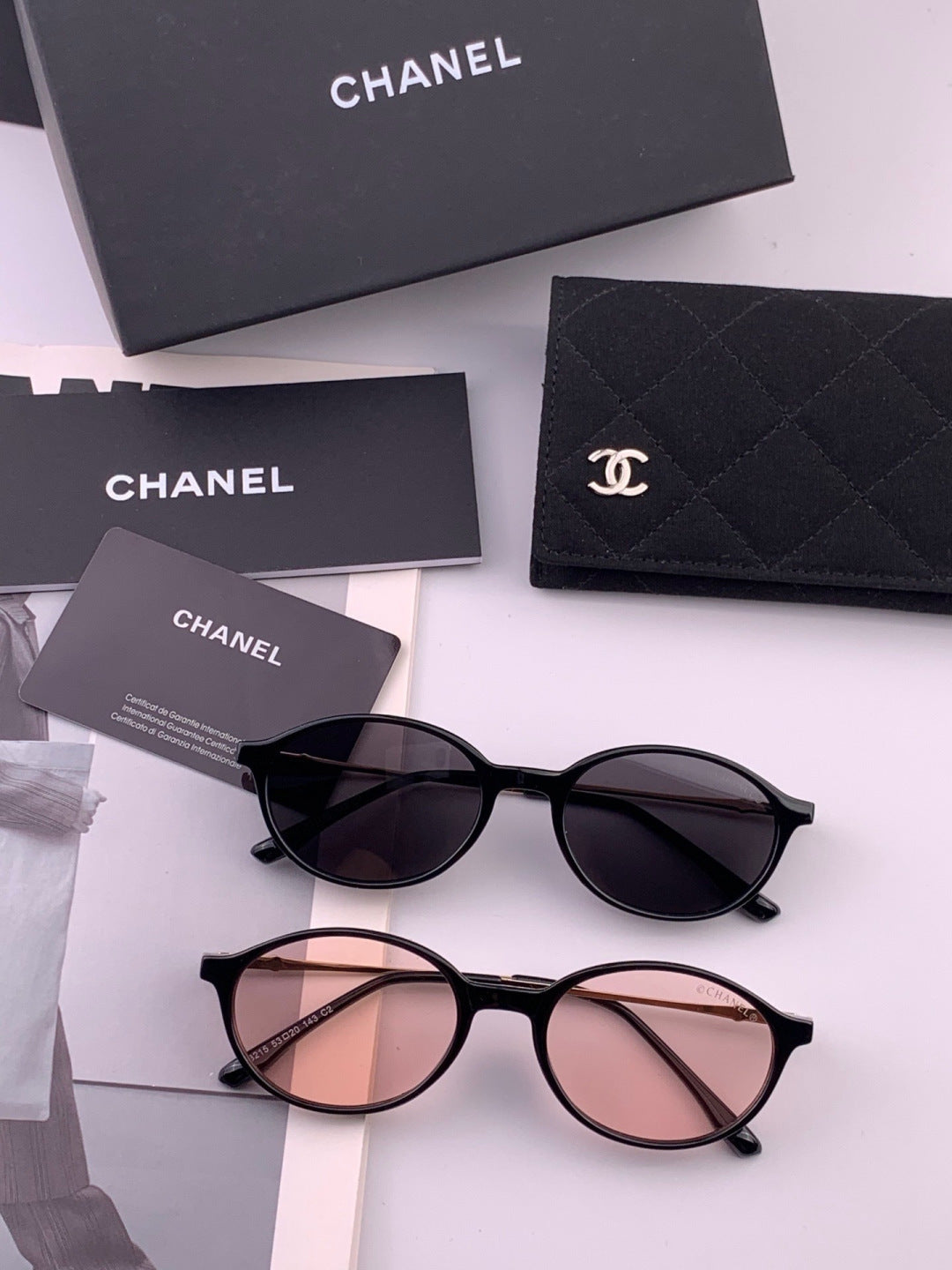 Chanel CH5821 Polarized Fashion Black Lens Sunglasses for Women - detail image 6