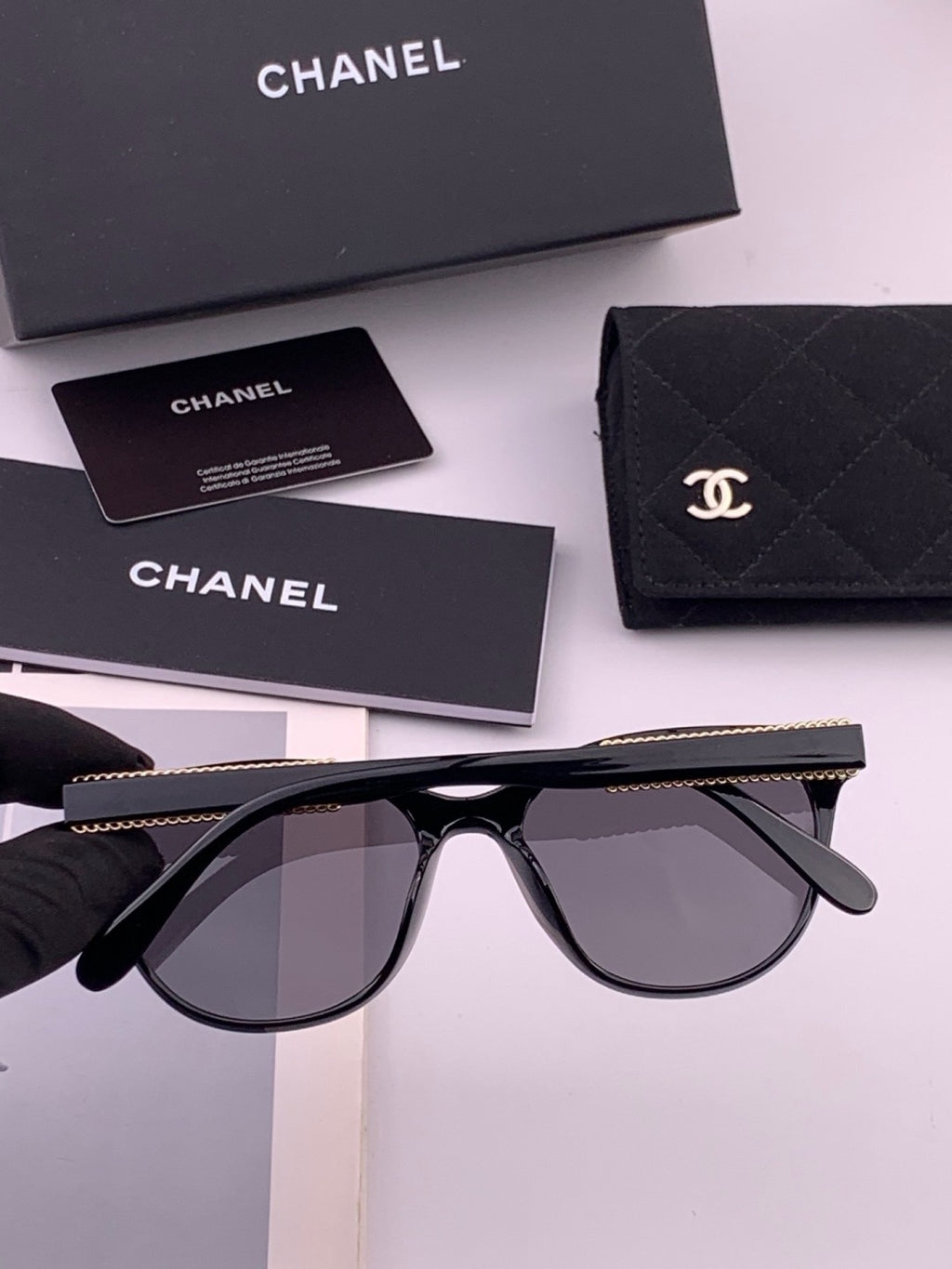 Chanel CH7821 Polarized Round Brown Lens Sunglasses for Men & Women - 382311 - detail image 6