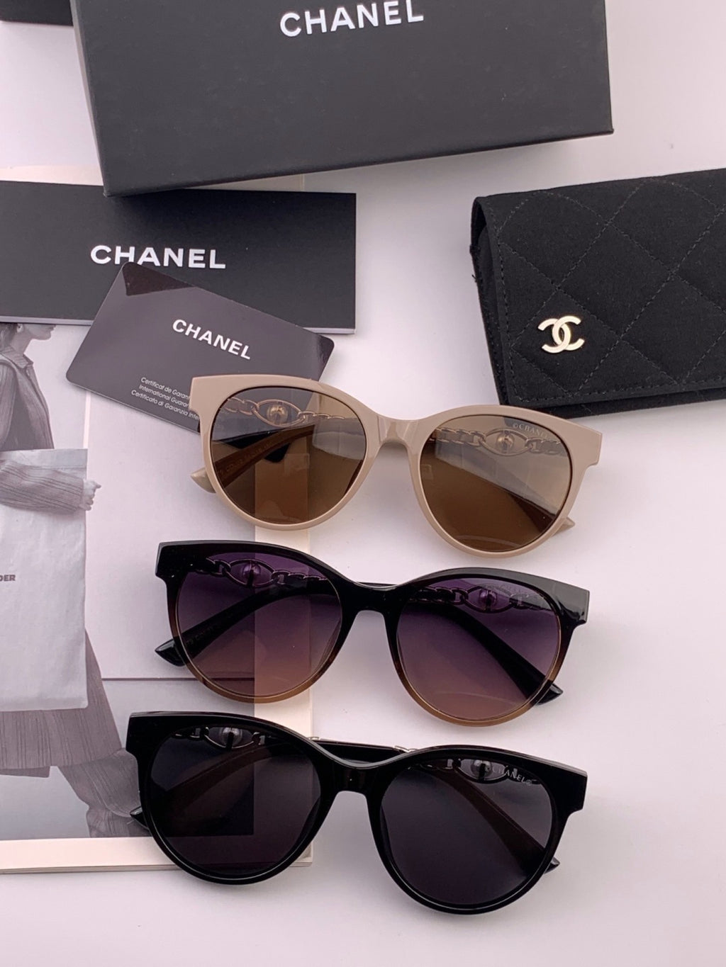 Chanel CH9787 Polarized Oversized Gray Lens Sunglasses for Men & Wome - 382312 - detail image 6