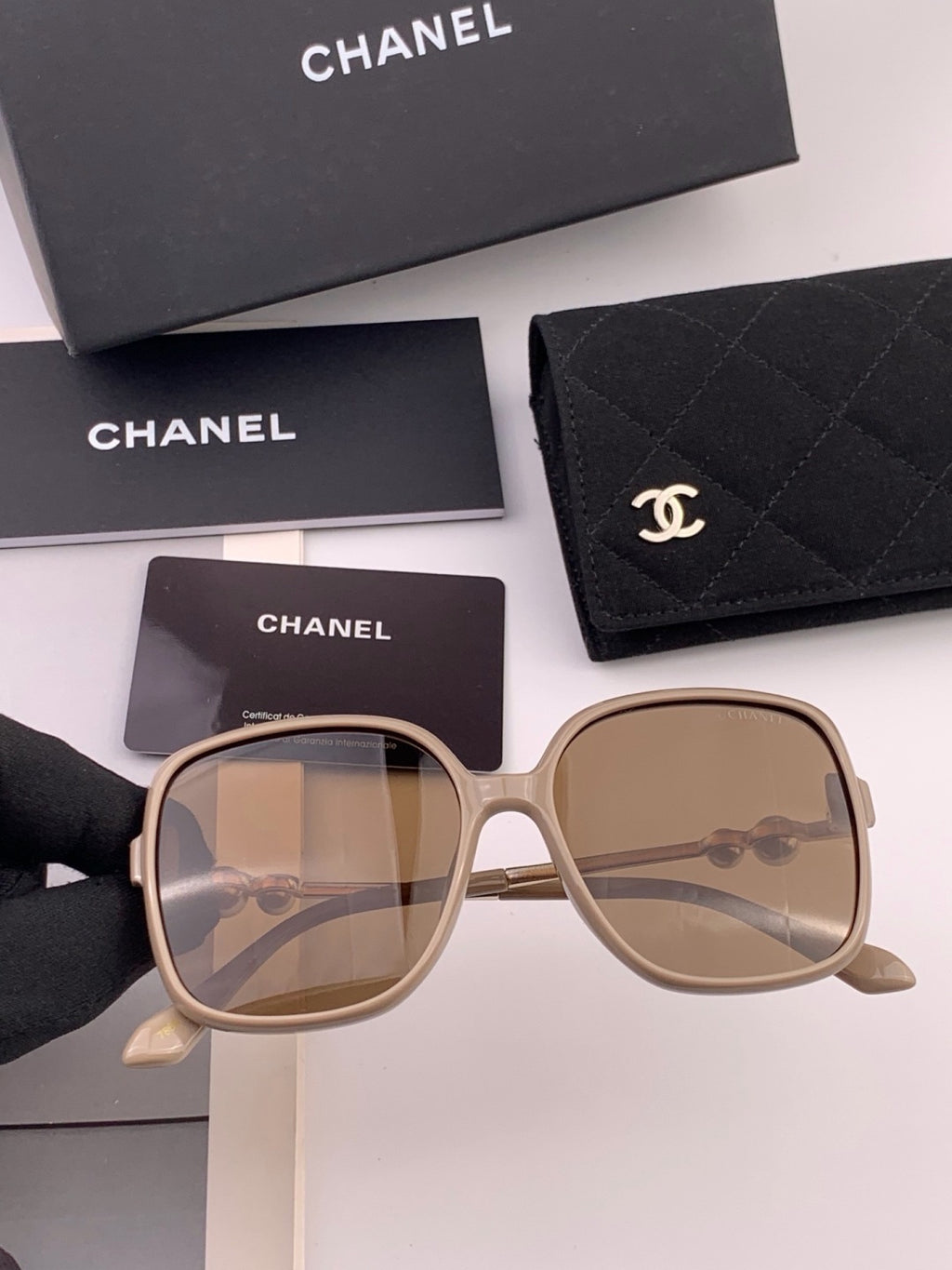 Chanel CH5786 Polarized Oversized Gray Lens Sunglasses for Men & Wome - 382313 - detail image 3