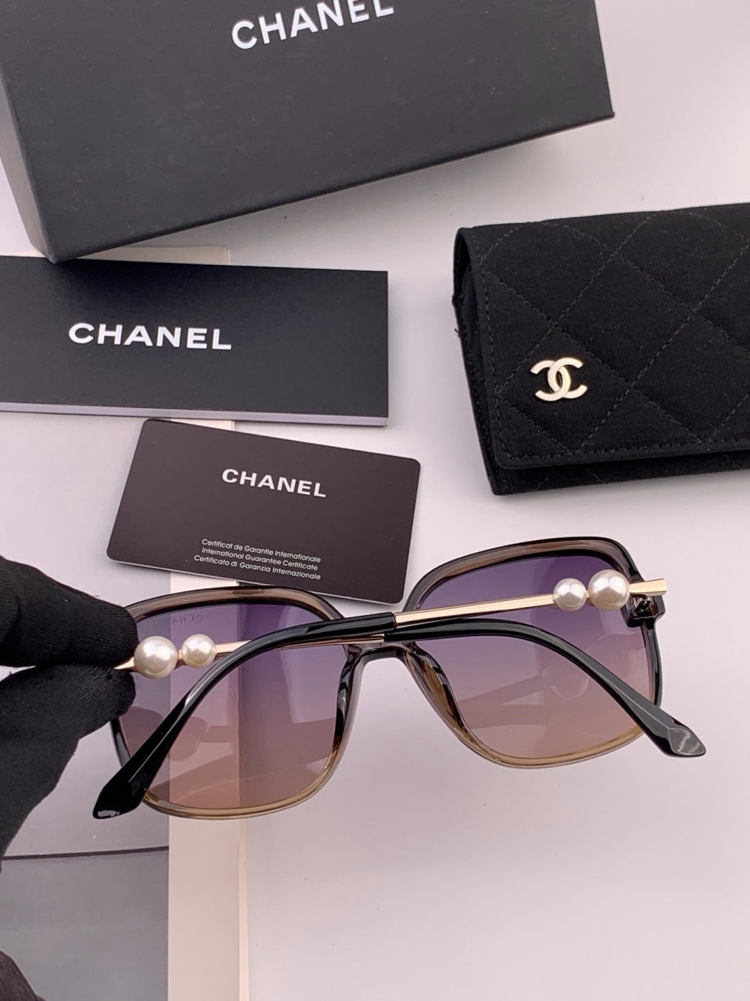 Chanel CH5786 Polarized Oversized Gray Lens Sunglasses for Men & Wome - 382313 - detail image 7