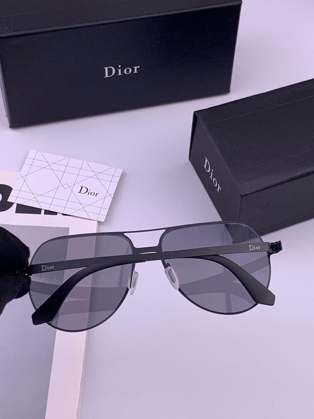 Dior 2503 Oversized Orange Lens Sunglasses for Men & Women - 382357 - detail image 5