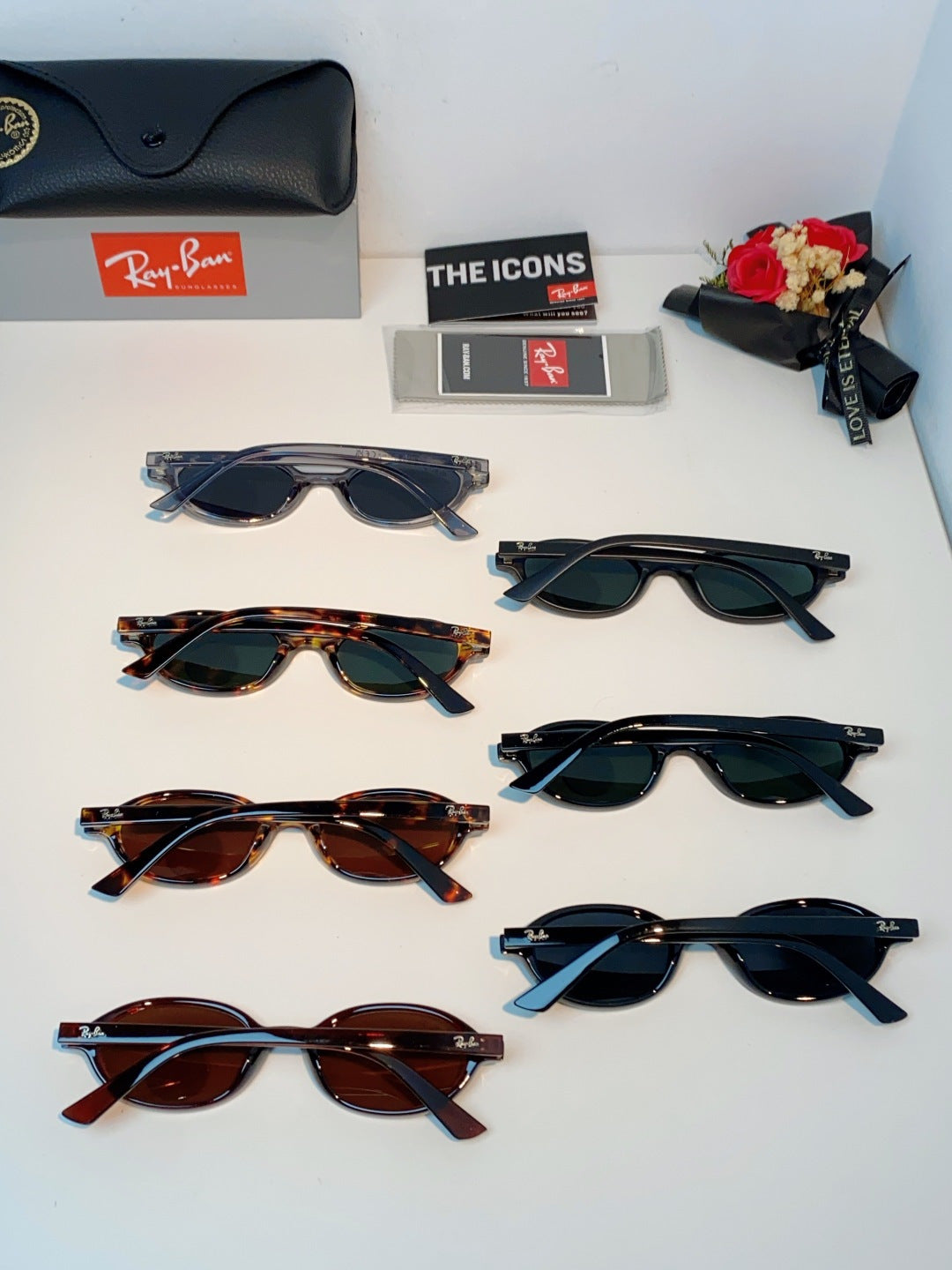 Ray-Ban RB4472 Polarized Oval Silver Lens Sunglasses for Men & Women - detail image 12