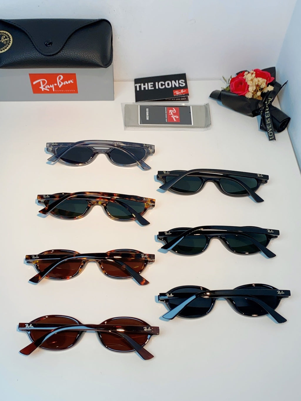 Ray-Ban RB4472 Polarized Oval Gray Lens Sunglasses for Men & Women - detail image 12