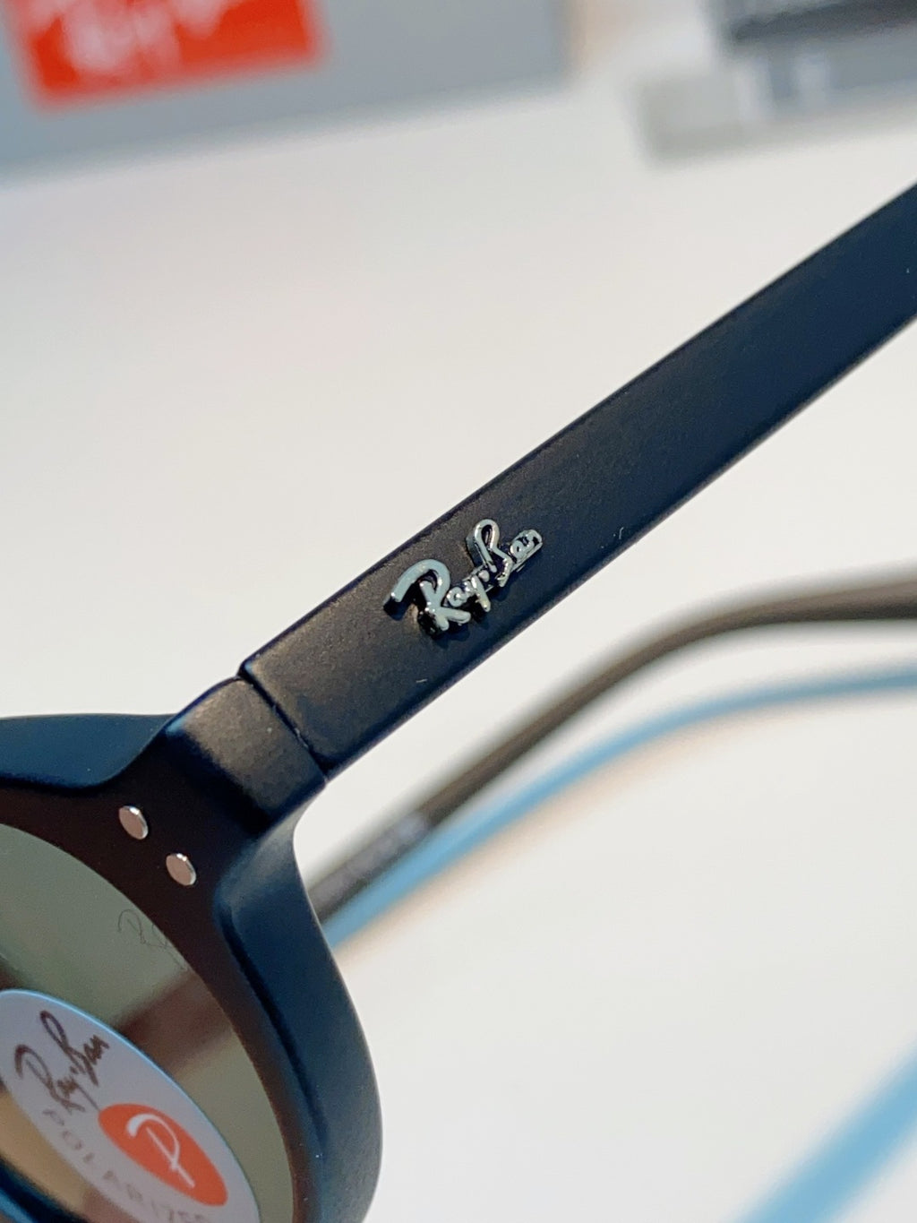 Ray-Ban RB4472 Polarized Oval Gray Lens Sunglasses for Men & Women - detail image 8