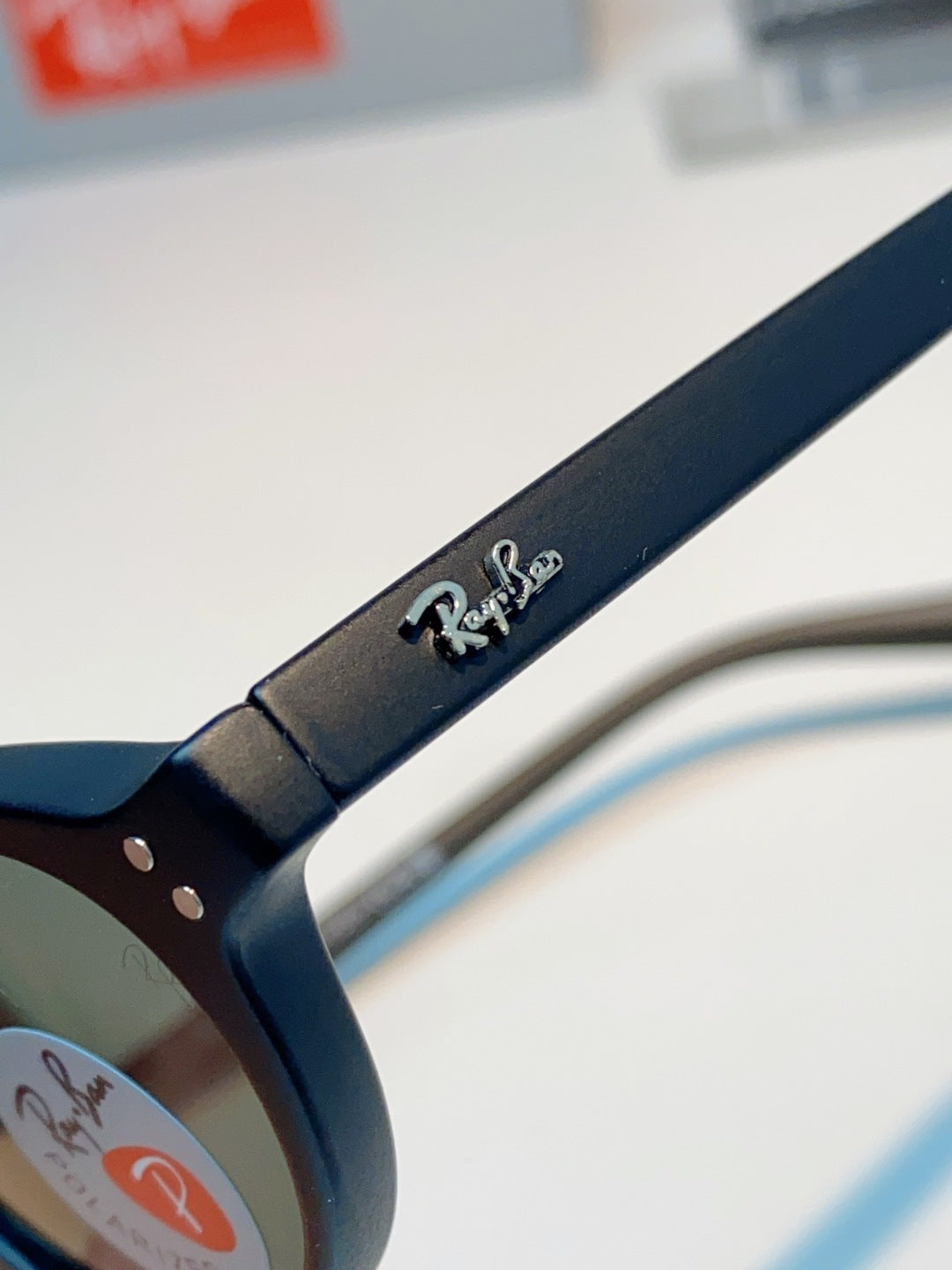 Ray-Ban RB4472 Polarized Oval Gray Lens Sunglasses for Men & Women - detail image 8