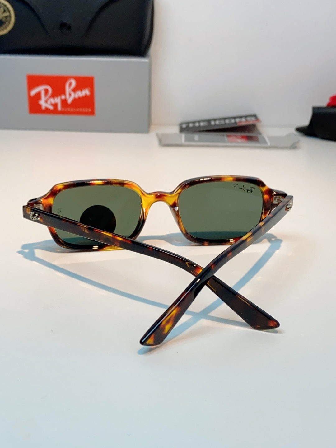 Ray-Ban RB4455 Polarized Square Brown Lens Sunglasses for Men & Women - 399520 - detail image 3