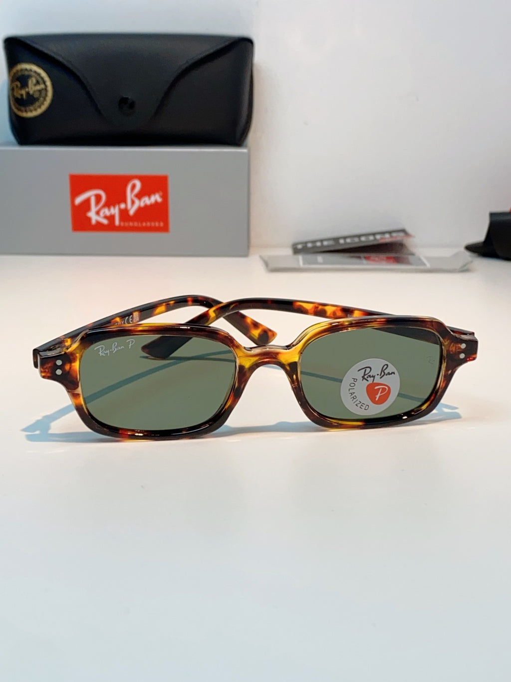Ray-Ban RB4455 Polarized Square Brown Lens Sunglasses for Men & Women - 399520 - detail image 2
