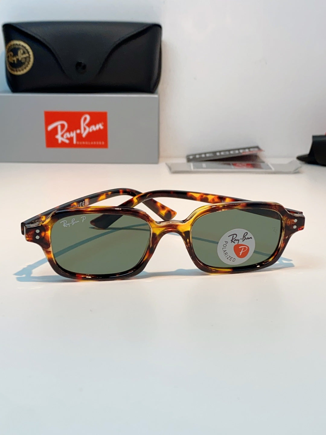 Ray-Ban RB4455 Polarized Square Brown Lens Sunglasses for Men & Women - 399520 - detail image 2