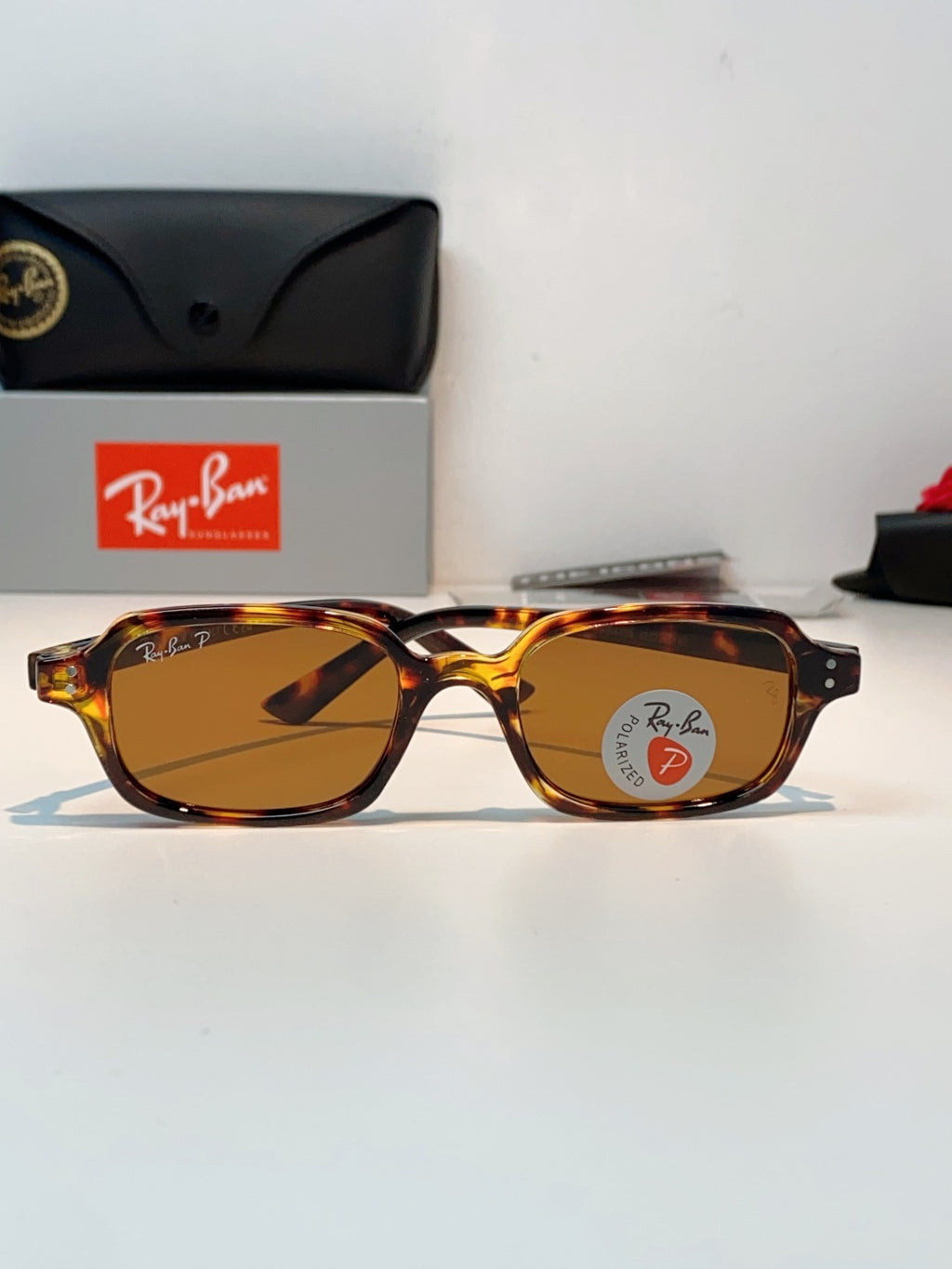 Ray-Ban RB4455 Polarized Square Brown Lens Sunglasses for Men & Women - 399521 - detail image 2