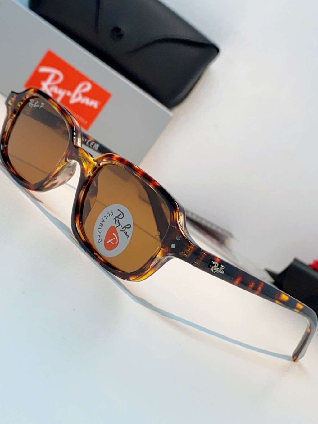 Ray-Ban RB4455 Polarized Square Brown Lens Sunglasses for Men & Women - 399521 - detail image 7