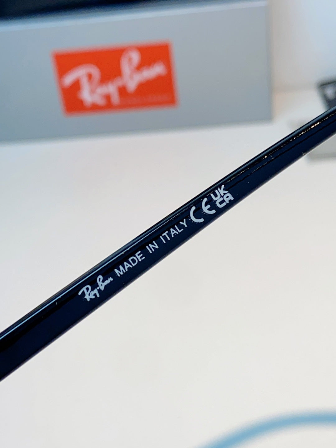 Ray-Ban RB4455 Polarized Square Black Lens Sunglasses for Men & Women - detail image 9