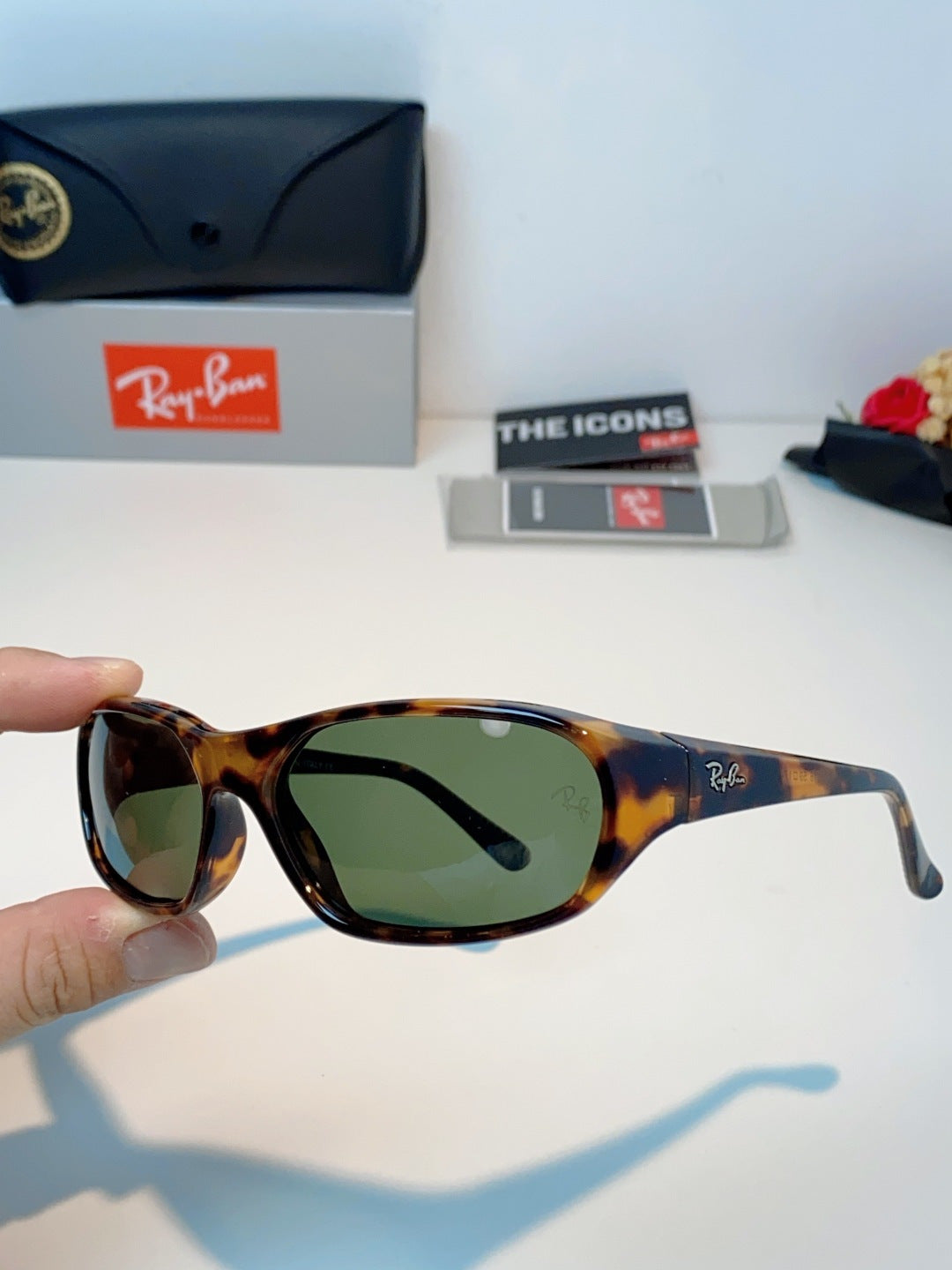Ray-Ban RB2016 Slim Brown Lens Sunglasses for Men & Women - 416696 - detail image 6