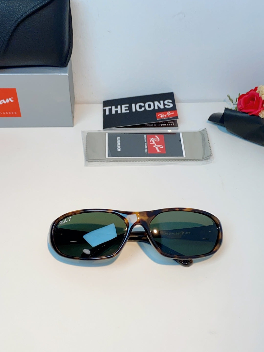 Ray-Ban RB2016 Slim Brown Lens Sunglasses for Men & Women - 416696 - detail image 10
