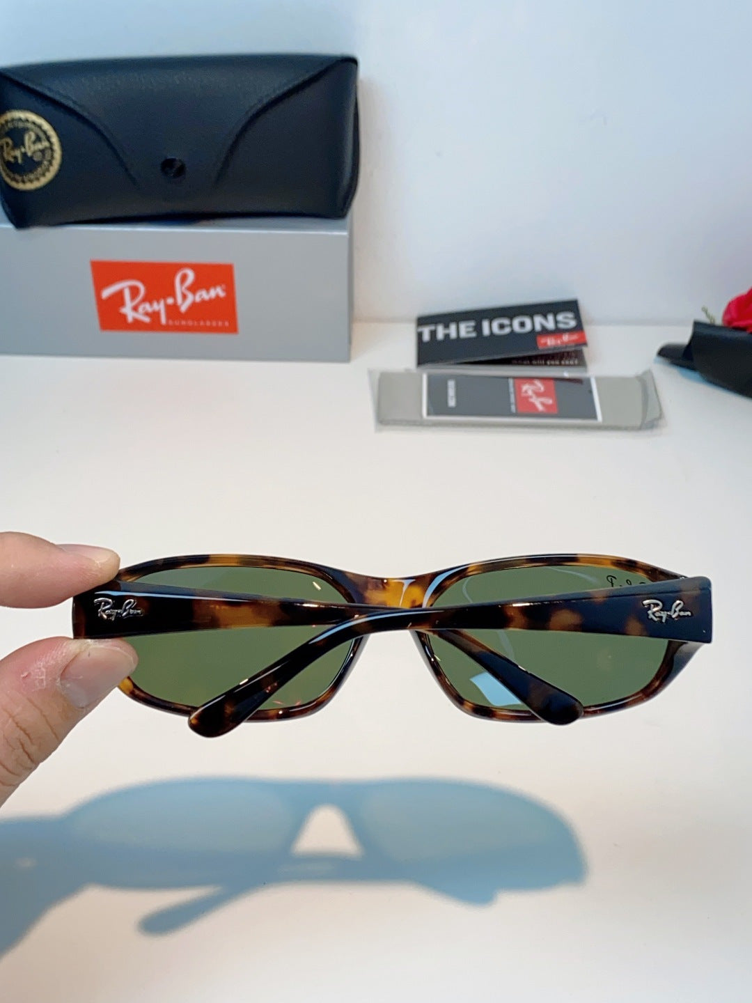 Ray-Ban RB2016 Slim Brown Lens Sunglasses for Men & Women - 416696 - detail image 5