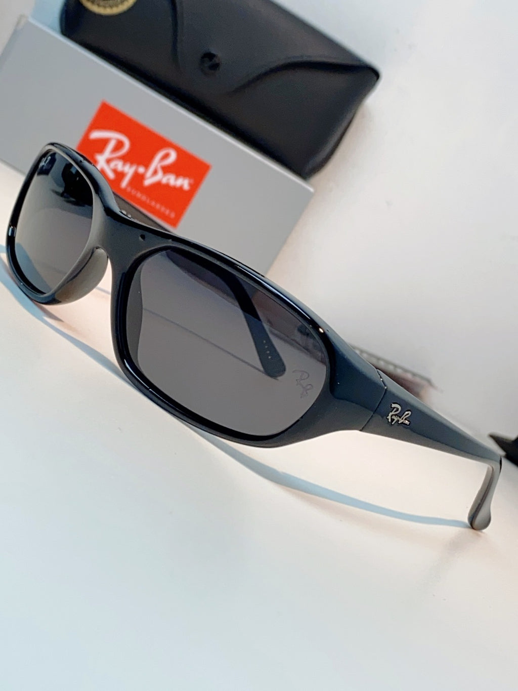 Ray-Ban RB2016 Slim Black Lens Sunglasses for Men & Women - 416698 - detail image 7