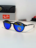 Ray-Ban Polarized Round Blue Lens Sunglasses for Men & Women