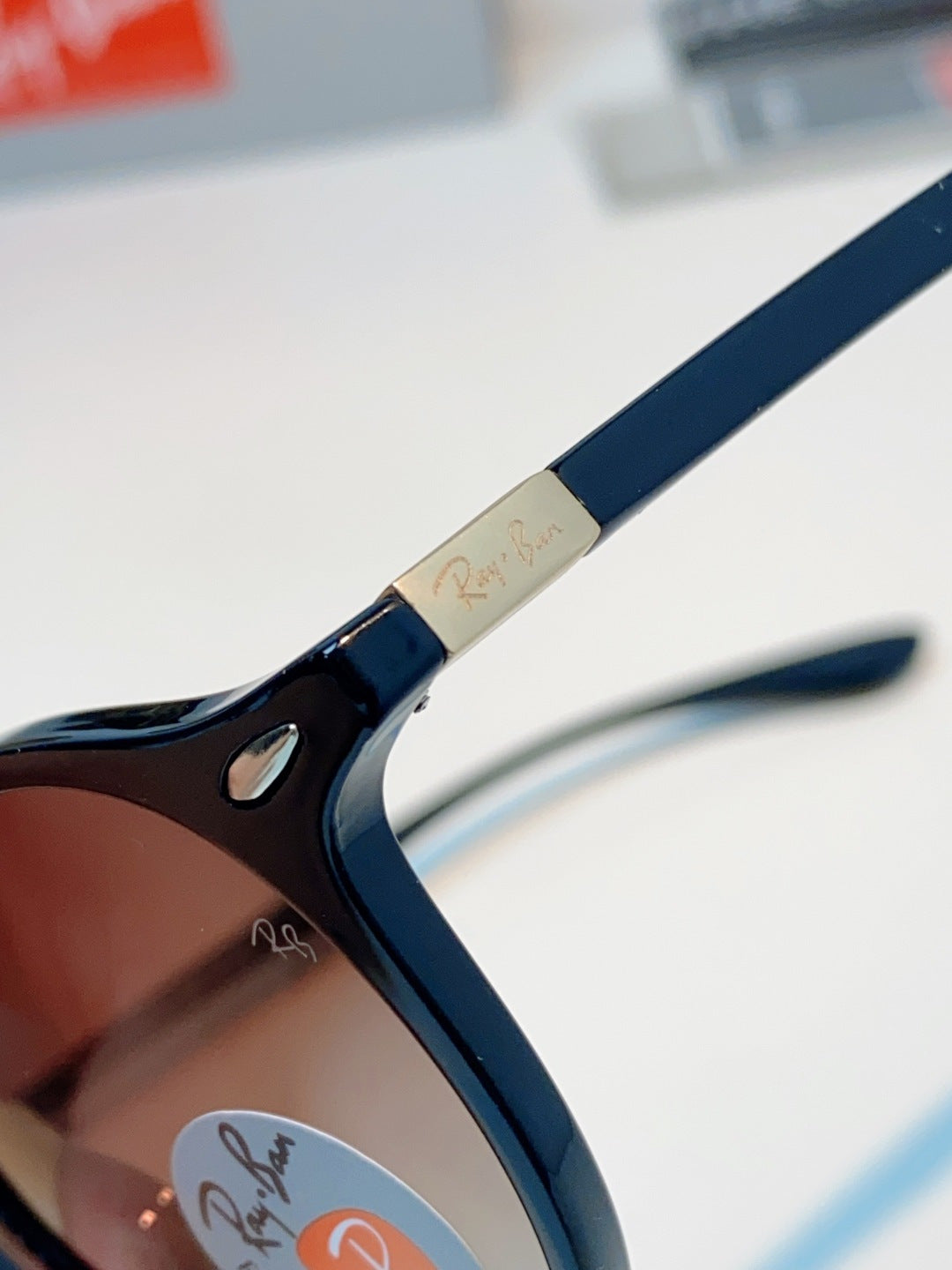 Ray-Ban Polarized Round Red Lens Sunglasses for Men & Women - detail image 8