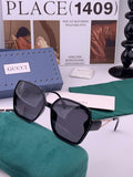 Gucci G9356 Polarized Round Gold Lens Sunglasses for Women - 382098