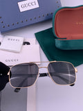 Gucci G2880 Polarized Aviator Black Lens Sunglasses for Men & Women