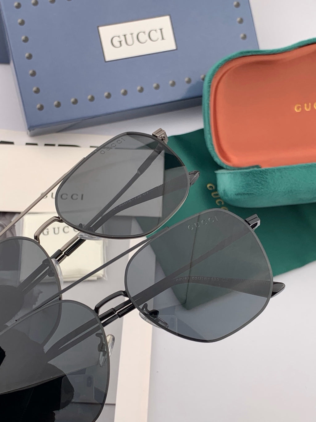 Gucci G18904 Polarized Aviator Brown Lens Sunglasses for Men - 381970 - detail image 4