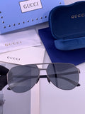 Gucci G2380 Polarized Aviator Orange Lens Sunglasses for Men - 381976