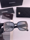 Chanel CH9813 Polarized Square Gold Lens Sunglasses for Women - 398565