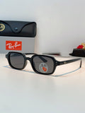 Ray-Ban RB4455 Polarized Square Black Lens Sunglasses for Men & Women