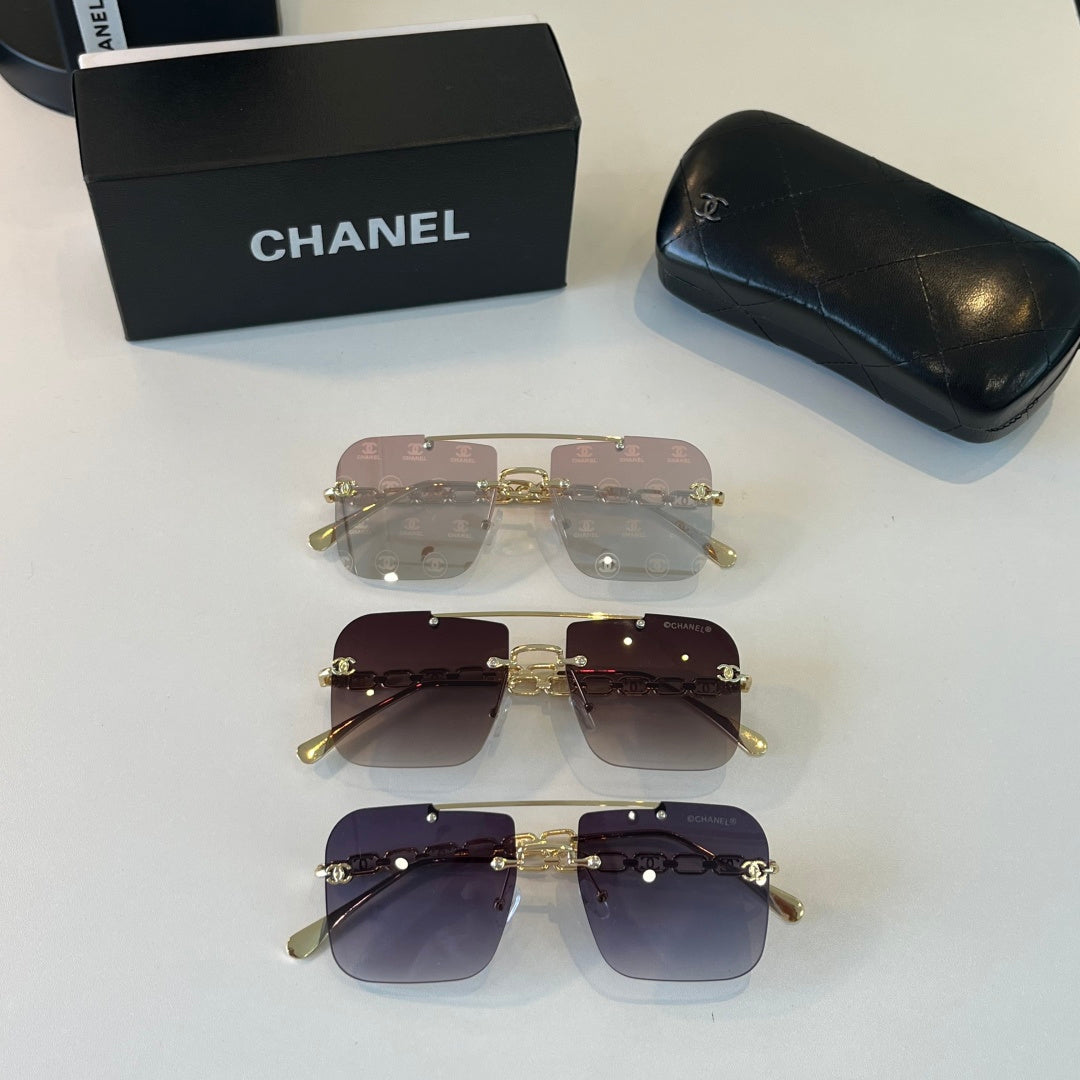 Chanel Square Silver Lens Sunglasses for Men & Women - 431546 - detail image 8