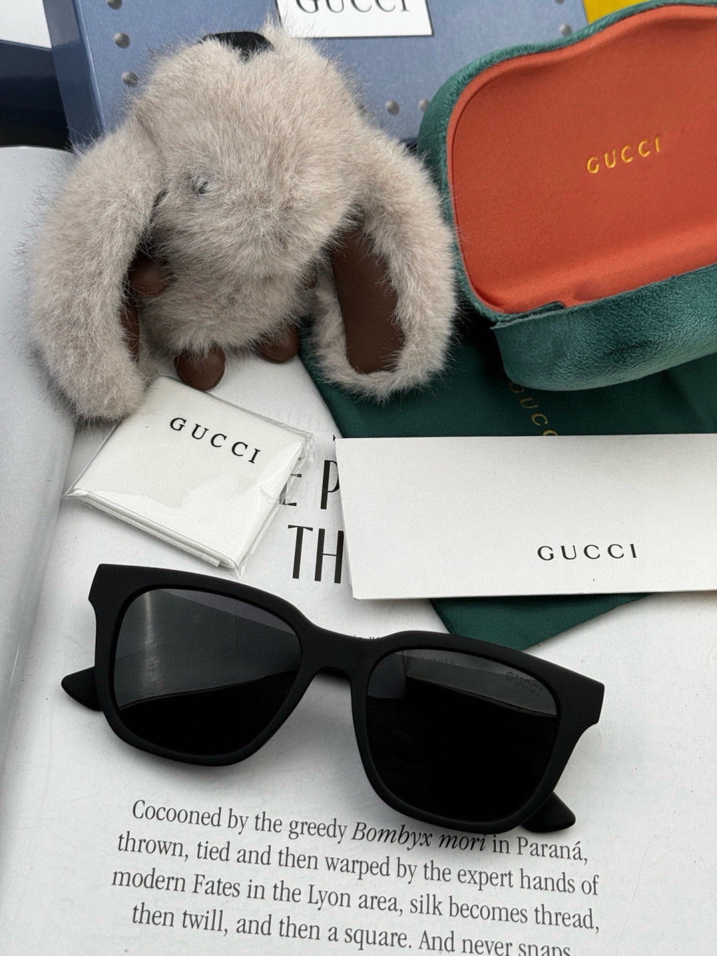Gucci G7510 Square Gold Lens Sunglasses for Men & Women - 398253 - detail image 3