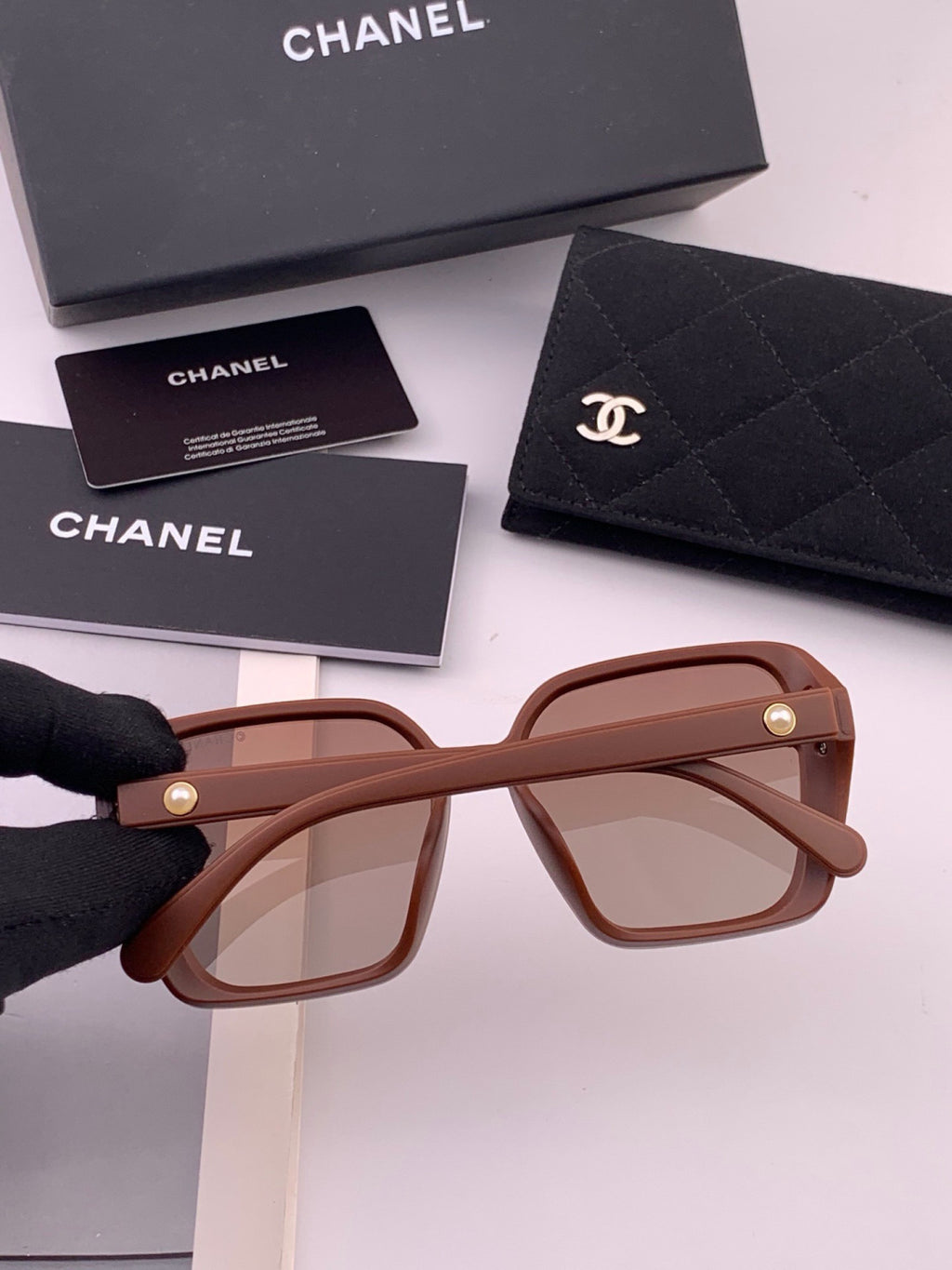 Chanel CH6994 Polarized Oversized Brown Lens Sunglasses for Men & Wom - 398544 - detail image 3