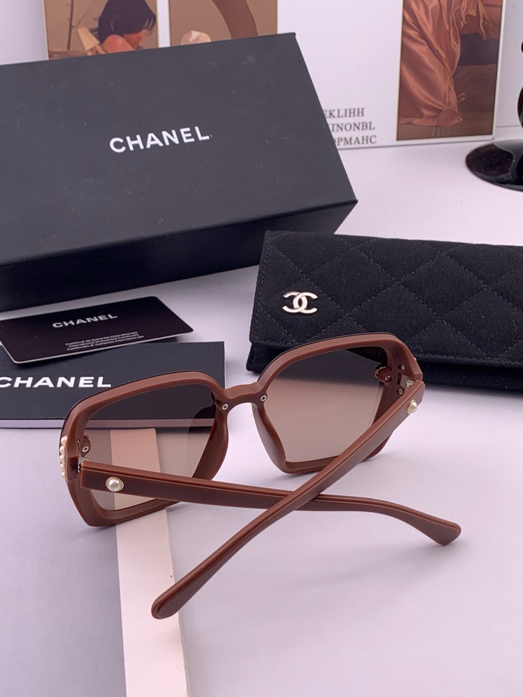 Chanel CH6994 Polarized Oversized Brown Lens Sunglasses for Men & Wom - 398544 - detail image 5