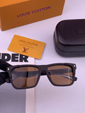 Louis Vuitton L8510 Square Brown Lens Sunglasses for Men & Women - 398132