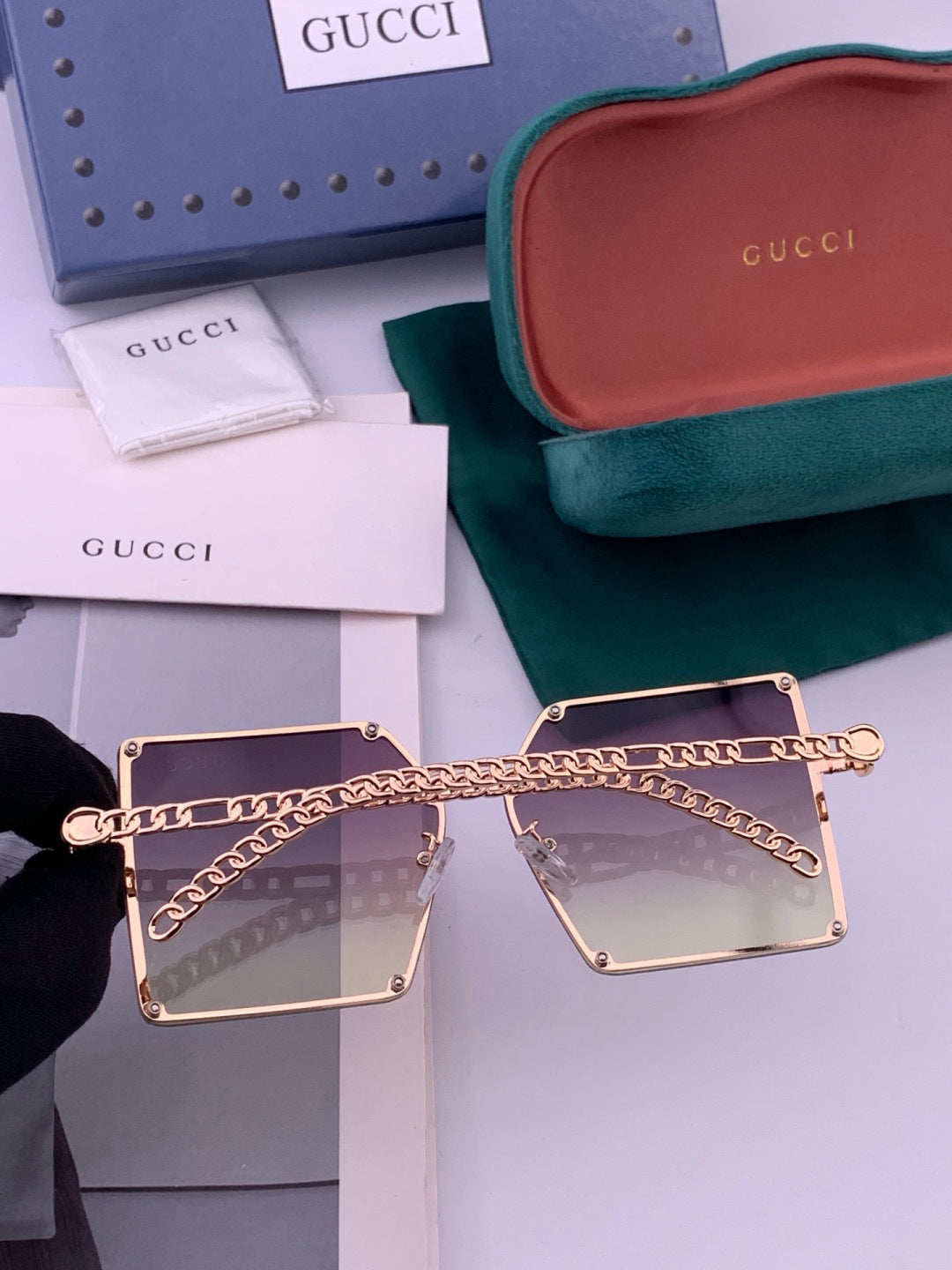 Chanel CH322 Lightweight Rimless Black Lens Sunglasses for Women - 398536 - detail image 5