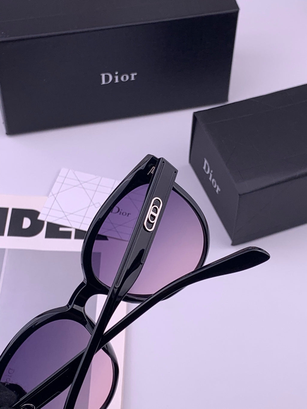 Dior CD5106 Polarized Square Brown Lens Sunglasses for Women - 415519 - detail image 5