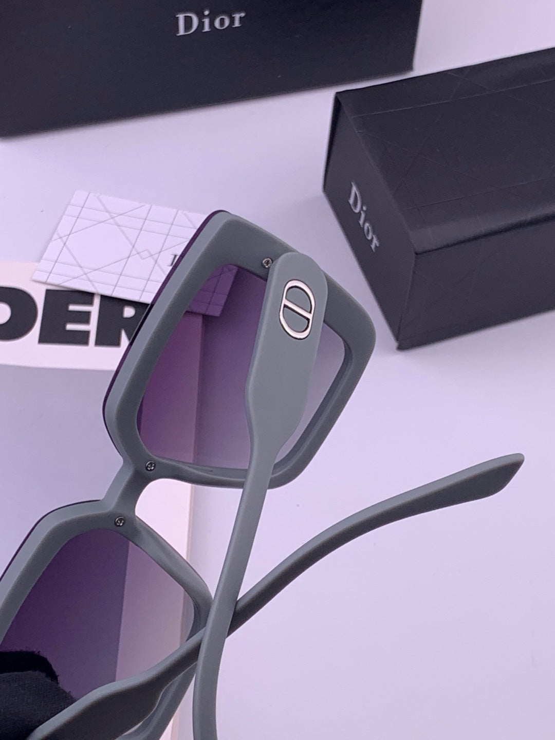 Dior D6227 Polarized Square Brown Lens Sunglasses for Men & Women - 415510 - detail image 5